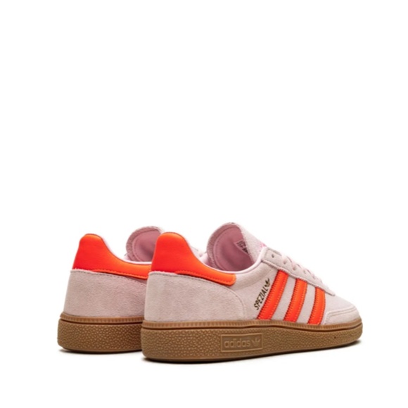 Adidas: Handball Spezial sneakers. Light pink with neon orange/pink, sz 8.5 - Picture 3 of 13